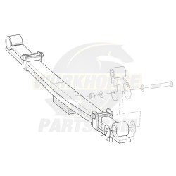 W0012886  -  Leaf Spring Asm - Parabolic Rear, RH